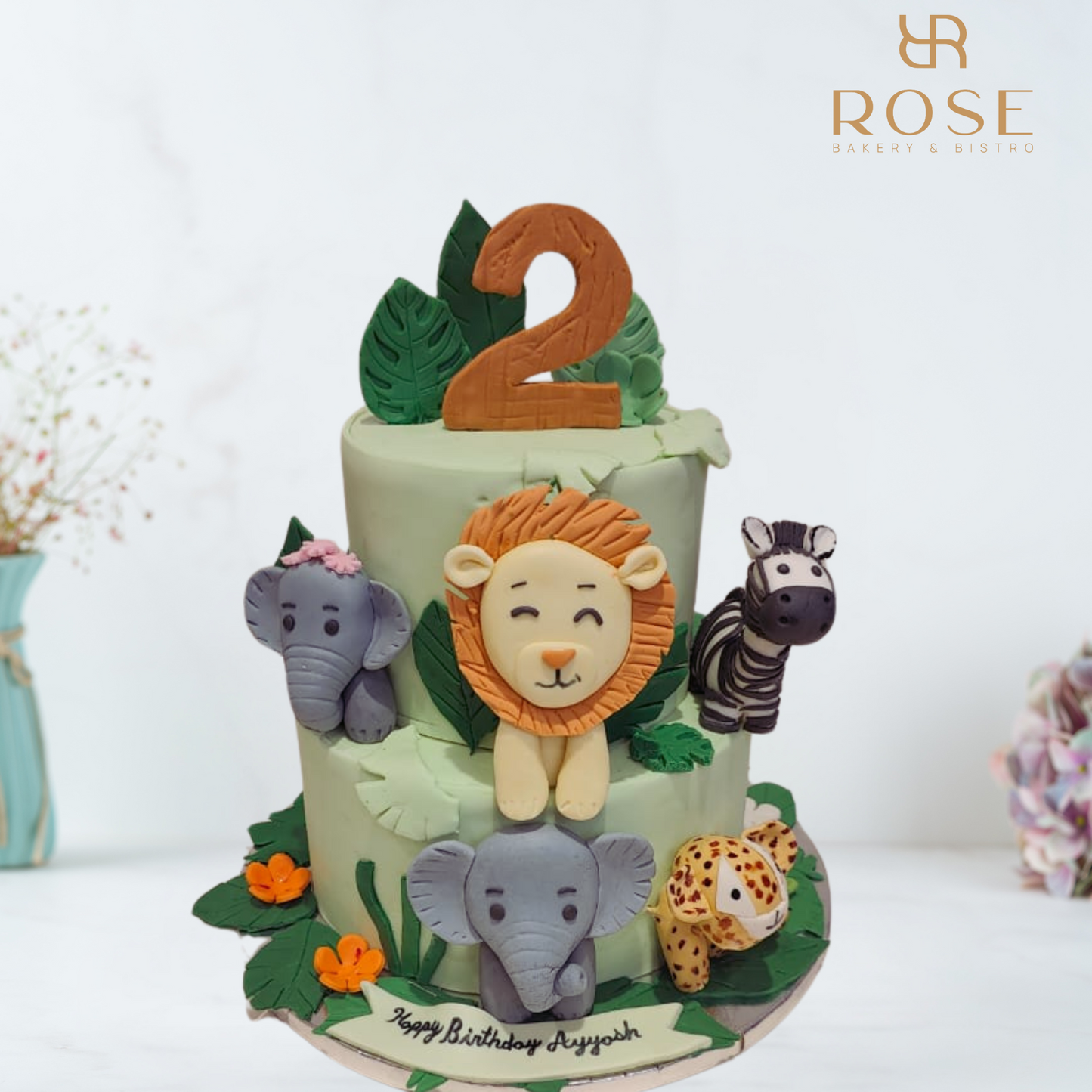 Jungle themed cake
