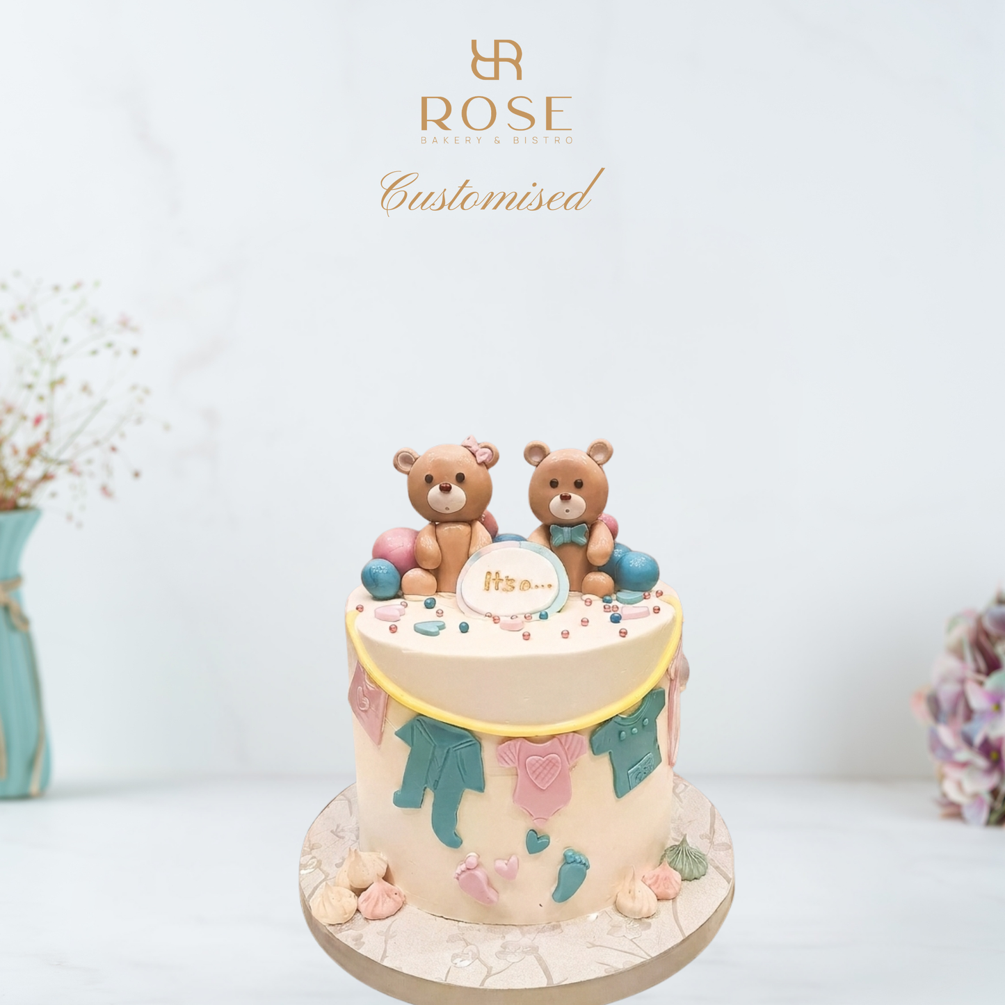 Gender reveal cake