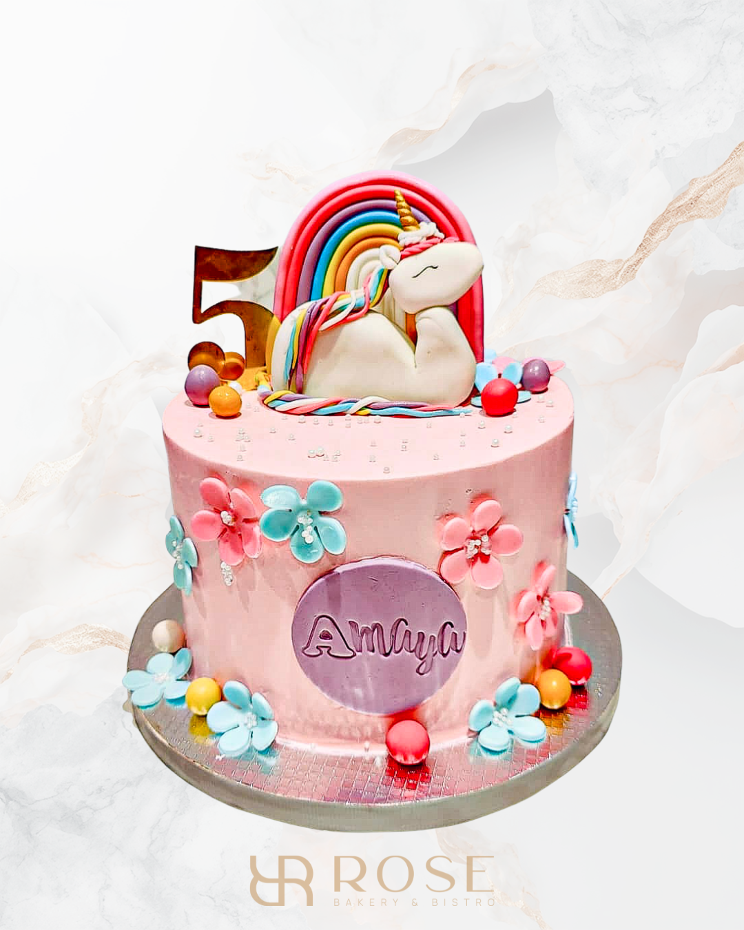 Sitting Unicorn Cake