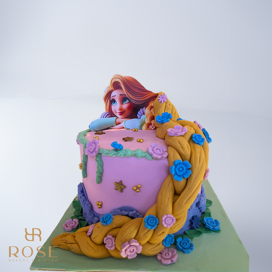 Tangled cake