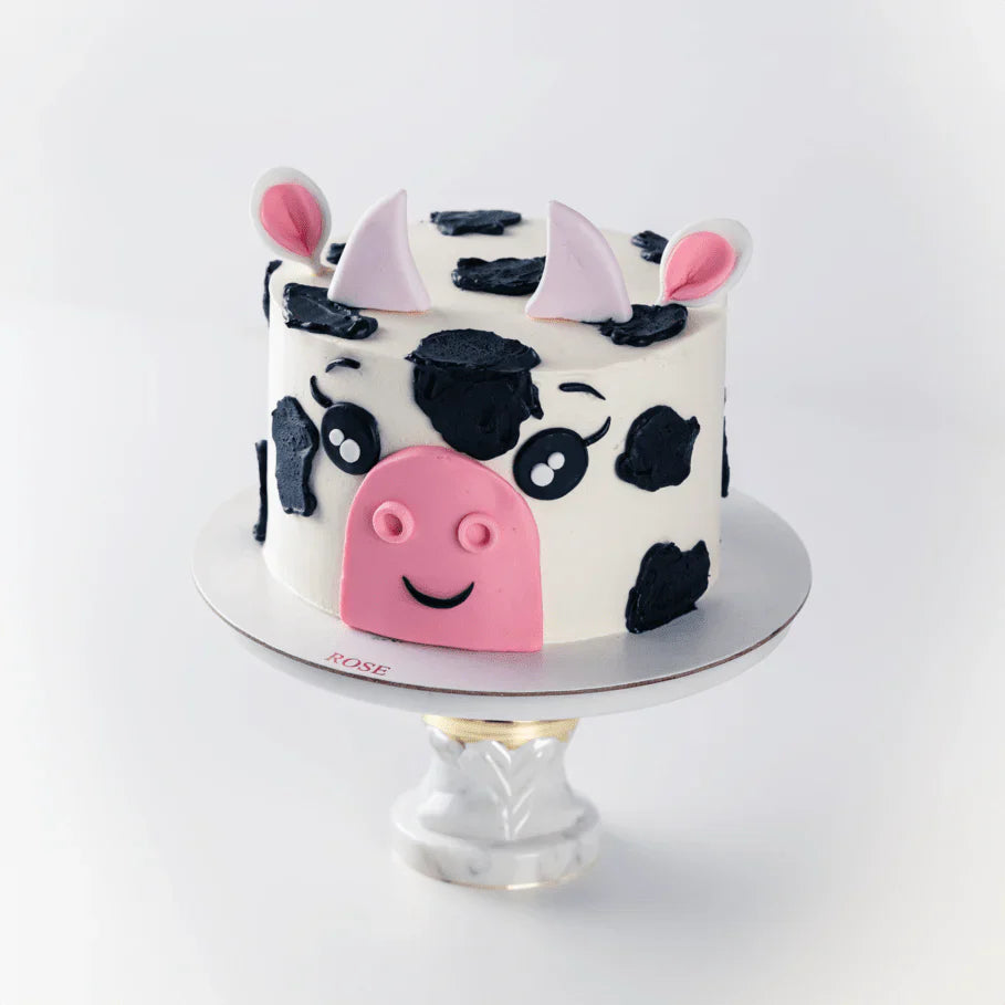 Cute Cow Themed Cake: A Fun and Adorable Treat for Every Celebration in Dhaka