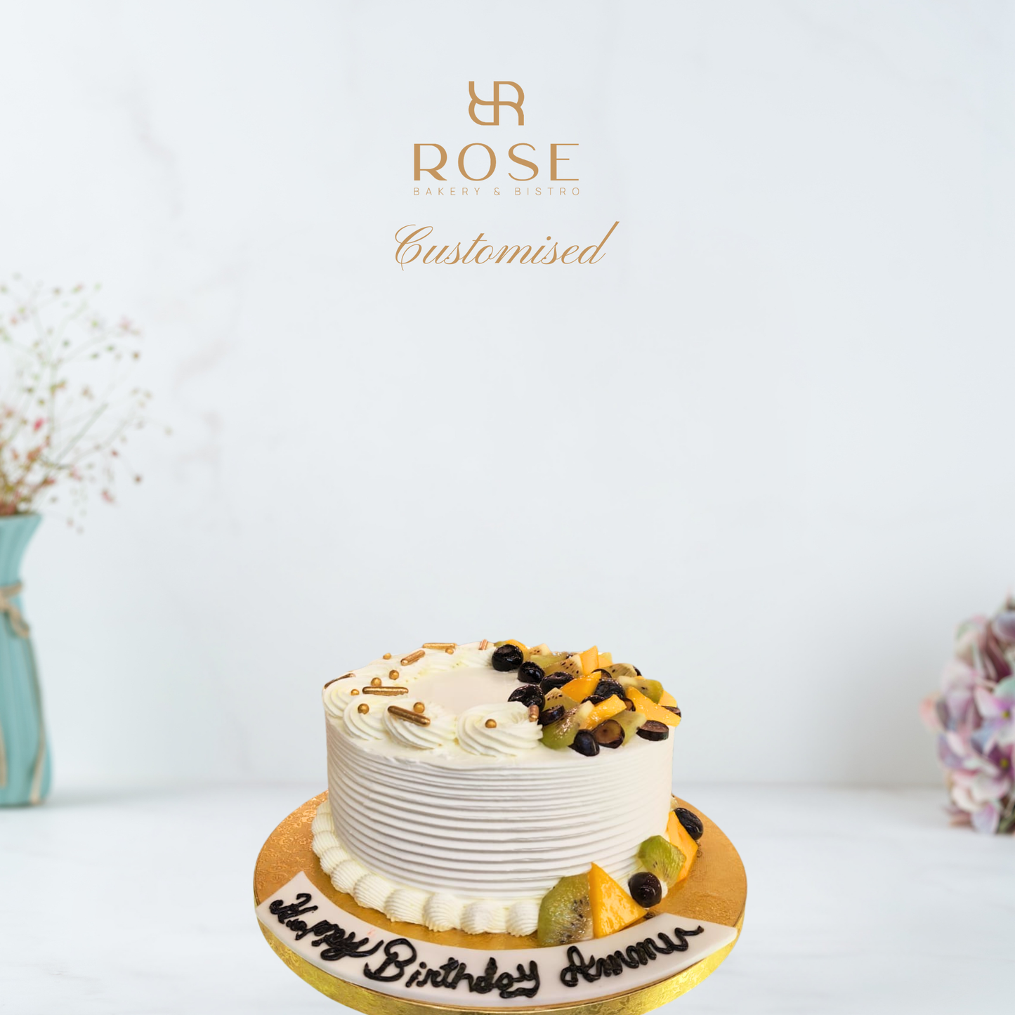 Fresh Fruit Cream Cake