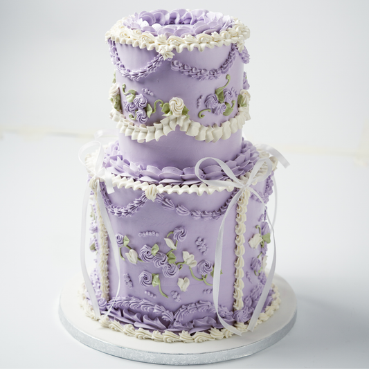 Vintage Lavender cake