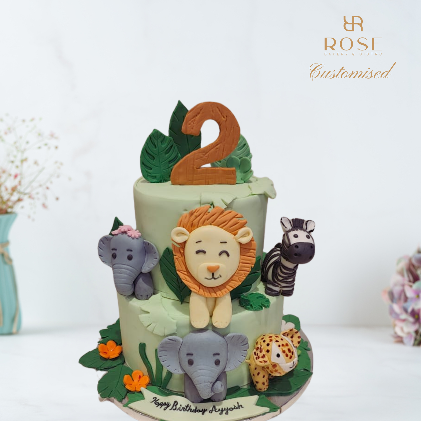 Jungle themed cake