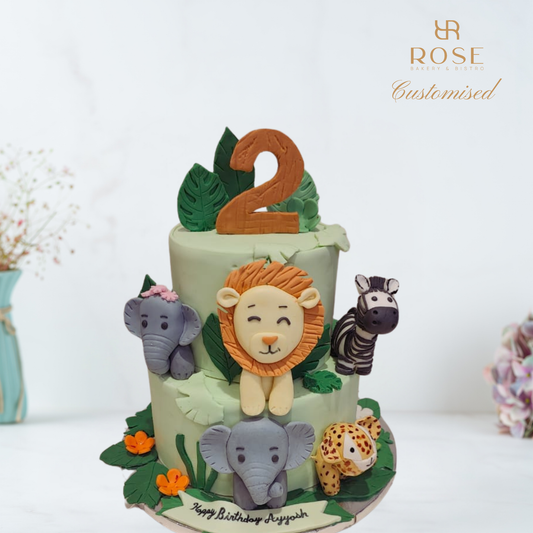 Jungle themed cake