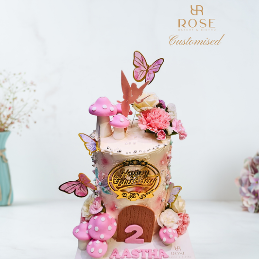Enchanted Fairy Garden Birthday Cake