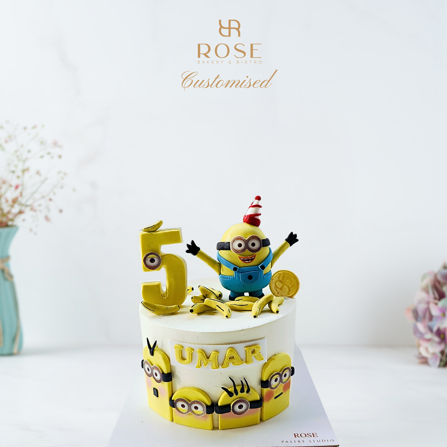 Minions Theme Custom Cake
