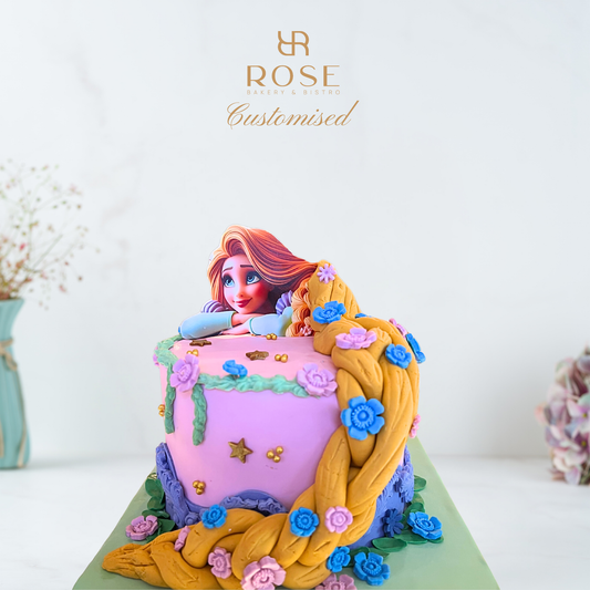 Tangled cake
