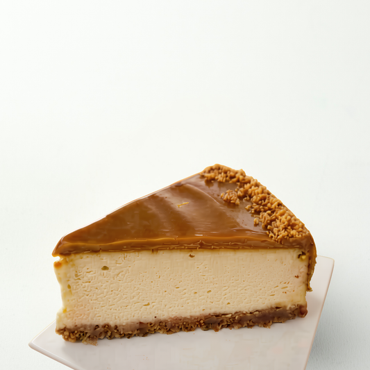 Biscoff cheesecake slice