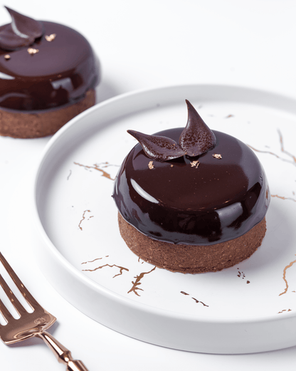 Chocolate salted caramel tart